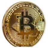 4Ct Bitcoin Coin Collectible in Case
