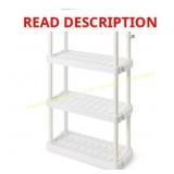 Gracious Living 4-Shelf Ventilated Shelving