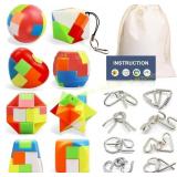 Brain Teasers Puzzles, 16-pk