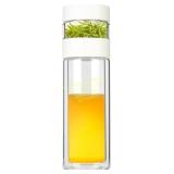 COMI Tea Bottle with Infuser, 14 oz White