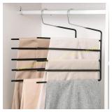 Nature Smile 3pack Pants Hangers, 5-Tier