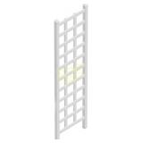 Dura-Trel Elmwood 22x75 Garden Trellis White Parts