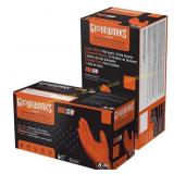 Gloveworks Nitrile Gloves Medium Orange 100 pk