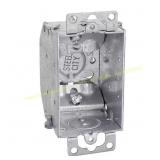 13 ct. 3 in. Steel Electrical Switch Box with Clam
