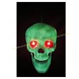 2 ct. Seasons Crazy Bones 6 in. Prelit Skull Decor