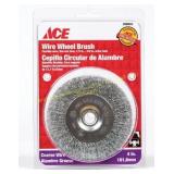 Ace 4 in. Crimped Wire Wheel Brush 4500RPM