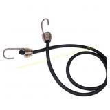 9 ct. 48 in. Black Bungee Cord with Dichromate Hoo