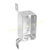 Steel 1-Gang Handy Box w/ 8 KO, F Bracket