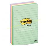 Post-it 6x4 Assorted Sticky Notes (5 pads) 4pk