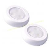 6 ct. Ultra-Thin LED White Puck Light (2-Pack)