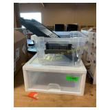 Plastic storage bins