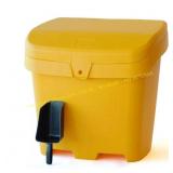 Outdoor Salt, Sand & Storage Bin Yellow