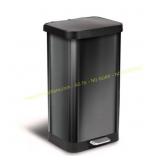 Glad 20-Gal Stainless Trash Can, Pewter