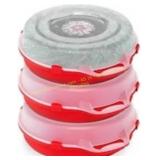 3Ct Homz Holiday Wreath Plastic Storage Box