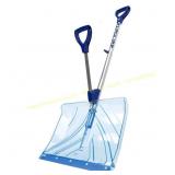 Snow Joe 18-in Poly Shovel with 41.3-in Handle