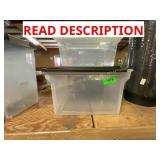 2 ct - Plastic storage bins