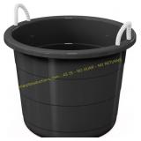 2ct Black Flexible 17-Gal Storage Tub with Handles