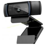 Logitech C920X Webcam, 30 fps, Black, USB