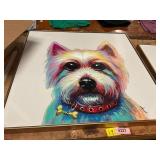 Yorkie Framed Artwork