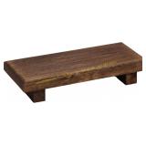 Wood Tray Soap Stand, Brown Pedestal (1)