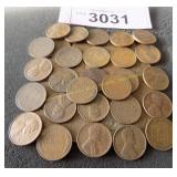Collection of Wheat pennies