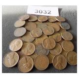 Collection of Wheat pennies