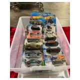 Tote of HotWheels/ Matchbox