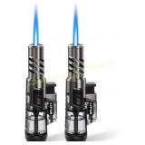 LcFun Torch Lighter 2 Pack Jet Flame Lighters