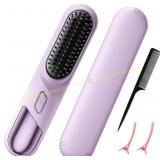 Cordless Hair Straightener Brush 30s Heat