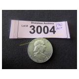 Uncirculated 1963 Franklin silver half dollar