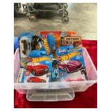 Tote of HotWheels/ Matchbox