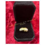 Ladies Daily Wear Wide Rim Ring Size 6