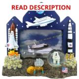 Mad Mags Space Frame with Snow Globe, 7.5x7 in