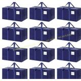 12 Pack Moving Bags, Extra Heavy Duty Blue