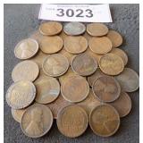 Collection of pre1920 Wheat pennies