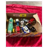 Flat of Vintage Toy Cars