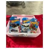 Tote of HotWheels/ Matchbox