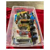 Tote of HotWheels/ Matchbox