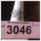 Simulated diamond ring  Size 8