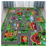 Kids Carpet Playmat Rug 78.7x59 In