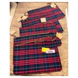 6ct Plaid Flannel Clutches