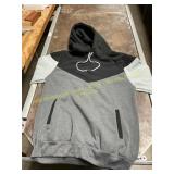 Mens Patchwork Hoodie Fleece with Pocket size m