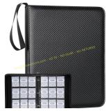 Card Binder 720 Capacity, Zippered 9-Pocket