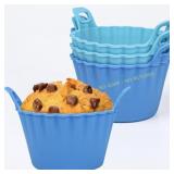 BLACK Koluti Reusable Silicone Baking Cups Set of