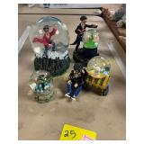 4ct Harry Potter Snow Globes
