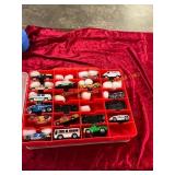 Tote of HotWheels/ Matchbox
