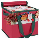 Christmas Ornament Storage Box with Dividers