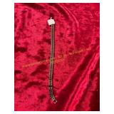 Sterling Silver .925 Flat 7.5in Ladies Bracelet