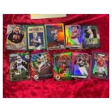 10ct NFL Silver + Refractor SSP Lot