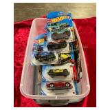 Tote of HotWheels/ Matchbox